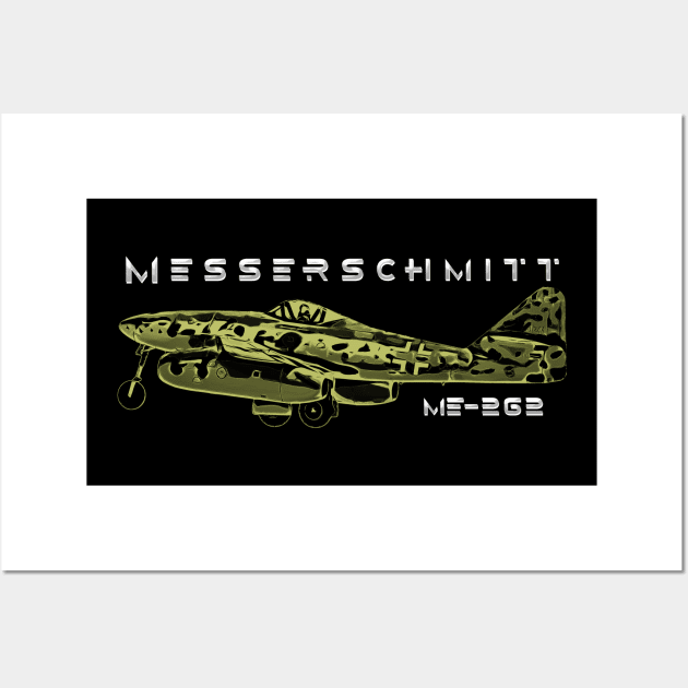 Messerschmitt ME-262 Wall Art by aeroloversclothing